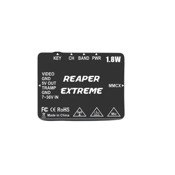 Відеопередавач Foxeer 5.8G Reaper Extreme 1.8W 40CH VTx - Зображення 2