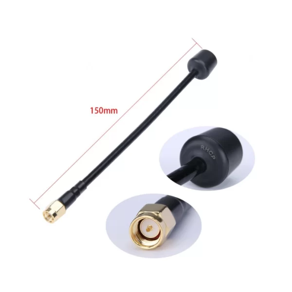 Антена iFlight 5.8GHz Albatross 150mm (SMA, RHCP, 3dBi) - Зображення 2